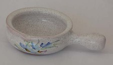 Poêlon vide-poche - Décor floral bleu ou rose - prix très bas pour liquidation