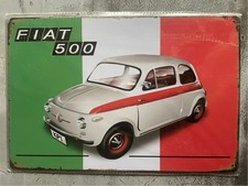 plaque publicitaire tôle