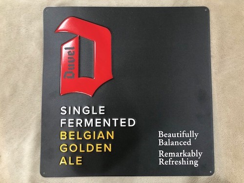 New duvel beer sign golden - sign,