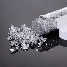 AMA-040 - FLOCONS D'ARGENT ALIMENTAIRE COMESTIBLES PÂTISSERIE GÂTEAUX ORIENTAUX