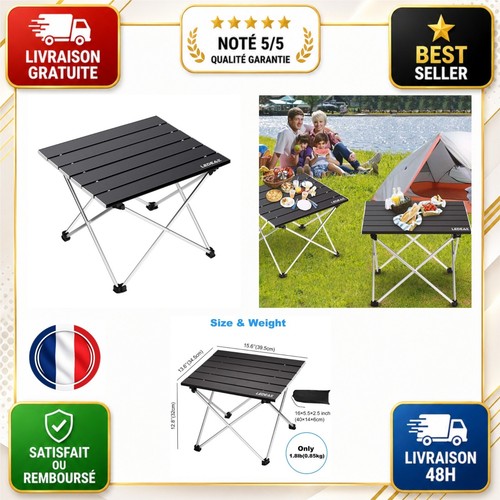 Table camping pliante - table,