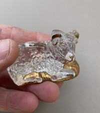 Bélier en cristal de Bohème.