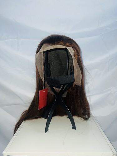 Perruque longue brune cheveux