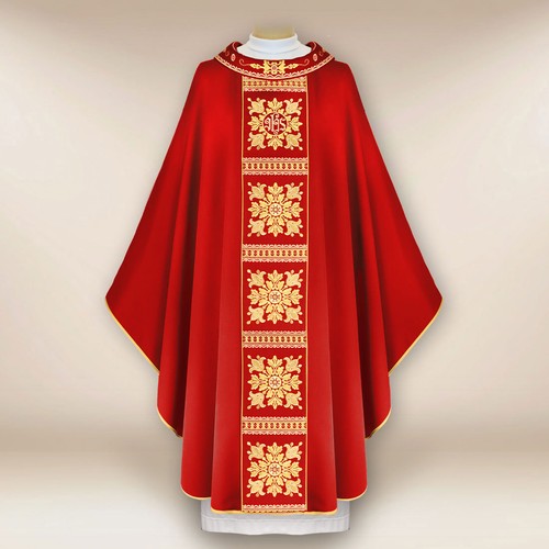 Chasuble brodée prêtre - «,