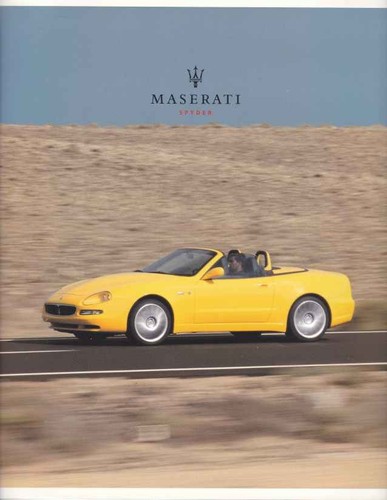 Catalogue brochure maserati - catalogue,
