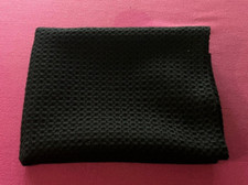 Tissu vintage laine mélangée noire  larg 140 cm x H 70  cm réf C127