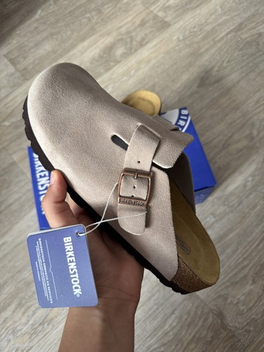 Birkenstock boston gray grise - birkenstock, gray/grise