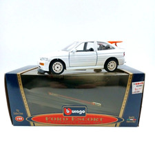 Bburago Ford Escort RS Cosworth Rally 1994 White Die Cast 1:24