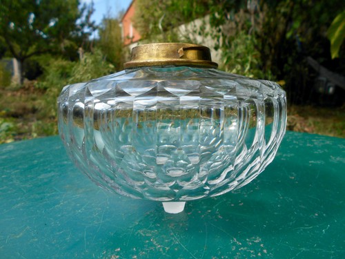 Ancien réservoir lampe - ancien, à
