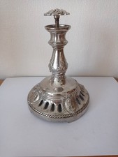 Pied De Lampe Ancien En Metal