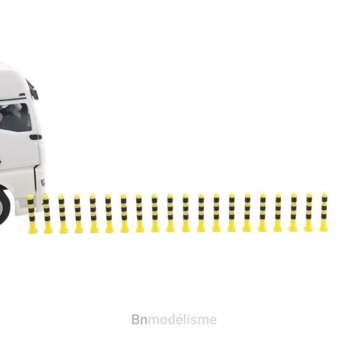 Lot poteaux sécurité - ho, 20