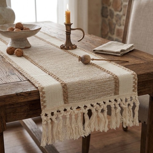 Bande table texturée - de,