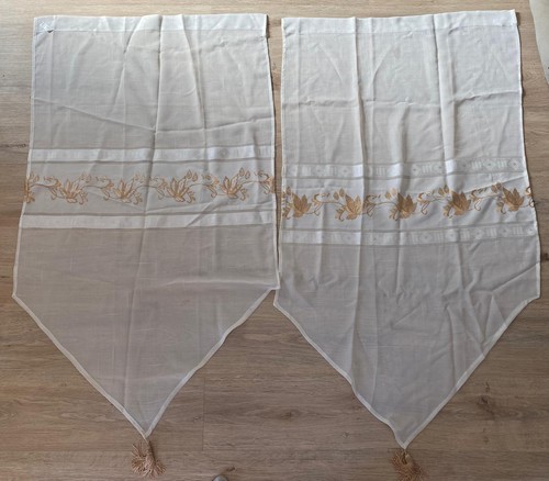 Lot voiles rideaux en - lot, 2