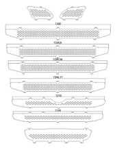 Inox Élevé Polie Grille Grand Cabine Convient pour Streamline-Ohne Capteur