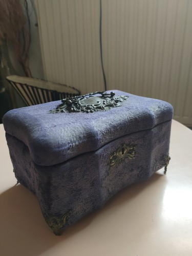 Boîte bijoux vintage - boîte, à