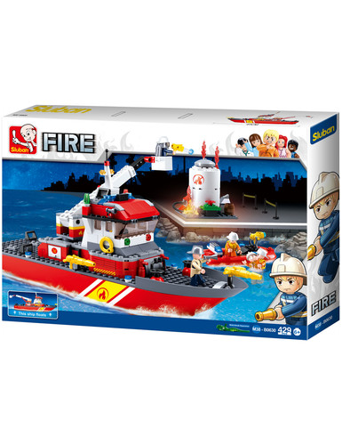 Bateau incendie pompier - bateau, à
