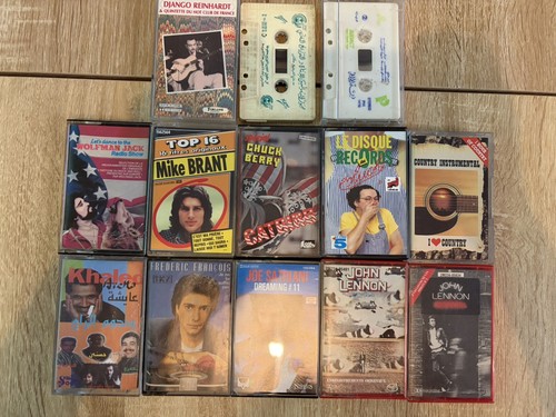 Lot cassettes audio - lot, 13