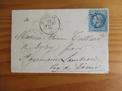 1869 devant de lettre - 1869,