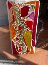Lampe mosaïque verre - en,