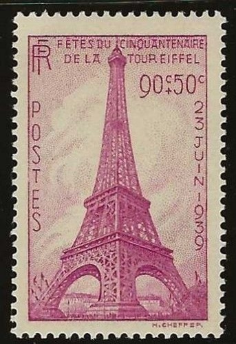 Timbre france 429 - france, tour