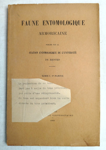 Rennes faune entomologique - rennes,