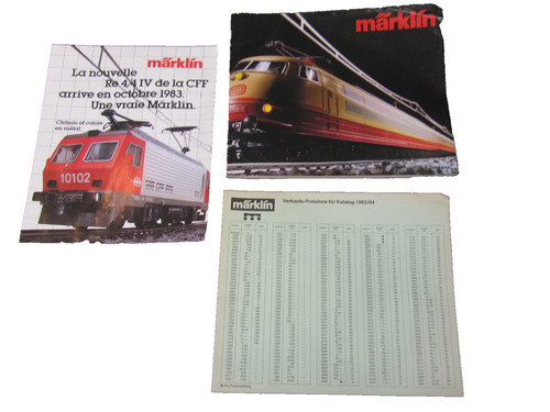 Catalogue marklin 1983 - ho, 1984