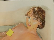 ORIGINAL DRAWING DESSIN NU