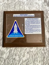 Made In Space Shuttle Challenger 1983 Mission Commemorative Plaque No. CM2771