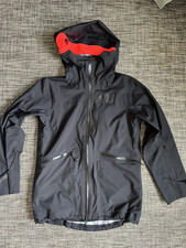 $400 Helly Hansen Men's Sogn Hard Shell Ski Jacket Black Size Medium