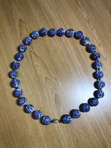 Collier vintage perles