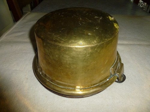 Ancien chaudron laiton - en,