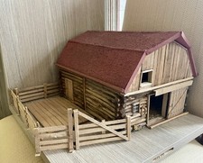 Farm Ranch Log Barn 1/32