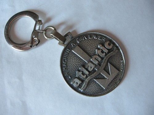Metal keychain atlantic - metal, *atlantic