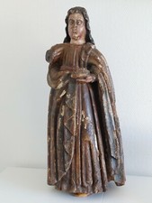 Grande statue Bois polychromie