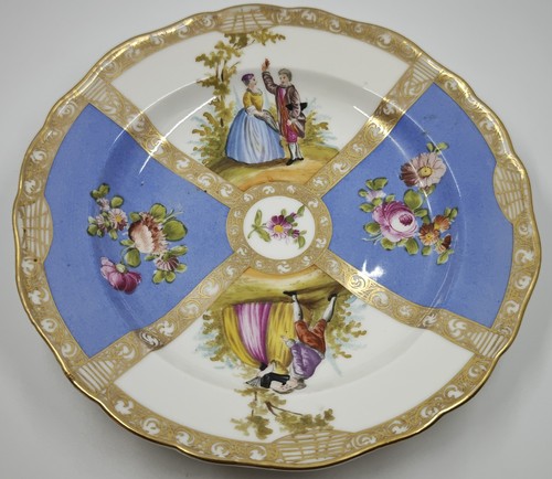 Assiette porcelaine meissen - assiette,