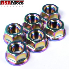 Honda CBR900RR CBR929RR CBR954RR Fireblade Écrous Pignon Titane, 00-03 Rainbow