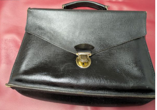 Cartable noir en - (sacoche),