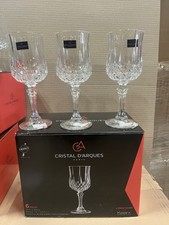 6 verres cristal D’arques à