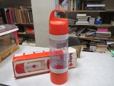 CA223 CHAUFFE BIBERON AUTO CHAUFFANT BEBE CONFORT VINTAGE ORANGE ANNEE 70 44-30