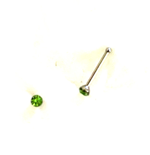 Piercing droit nez brillant - piercing,