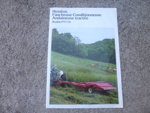 Prospectus faucheuse - prospectus,