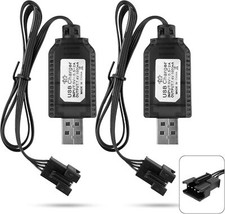 2x Chargeur USB 7,4V 2S LiPo