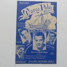 Partition Marco POLO  GEORGES GUETARY BRETONNIERE JOSE RIVERA CHARLES GENTES 