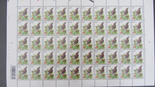 Timbres oiseaux belgique - timbres,