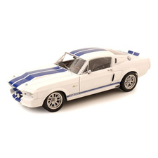 FORD MUSTANG SHELBY GT500 1967 WHITE/BLUE 1:12 Kk Scale Auto Stradali Nouveau mo