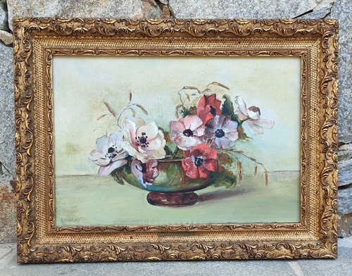 Tableau ancien huile sur - ,huile,