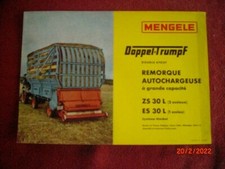 ADVERTISING BROCHURE TRUCK TRAILER MENGELE ZS 30L & ES 30L
