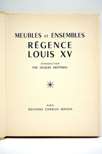 Livre ancien mottheau meubles - ancien,