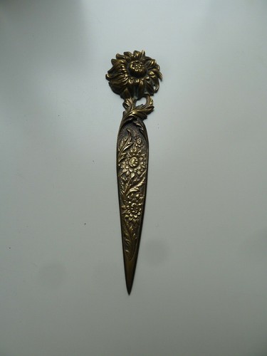 Ancien coupe papier bronze - coupe,