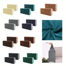 Ensemble de 2 housses d'accoudoir antidérapantes modernes pour canapé chaise